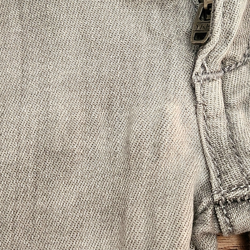 Dl1961 Chloe Skinny Frayed Hem Jeans Size 2 Color Grey or Howl - Picture 14 of 16